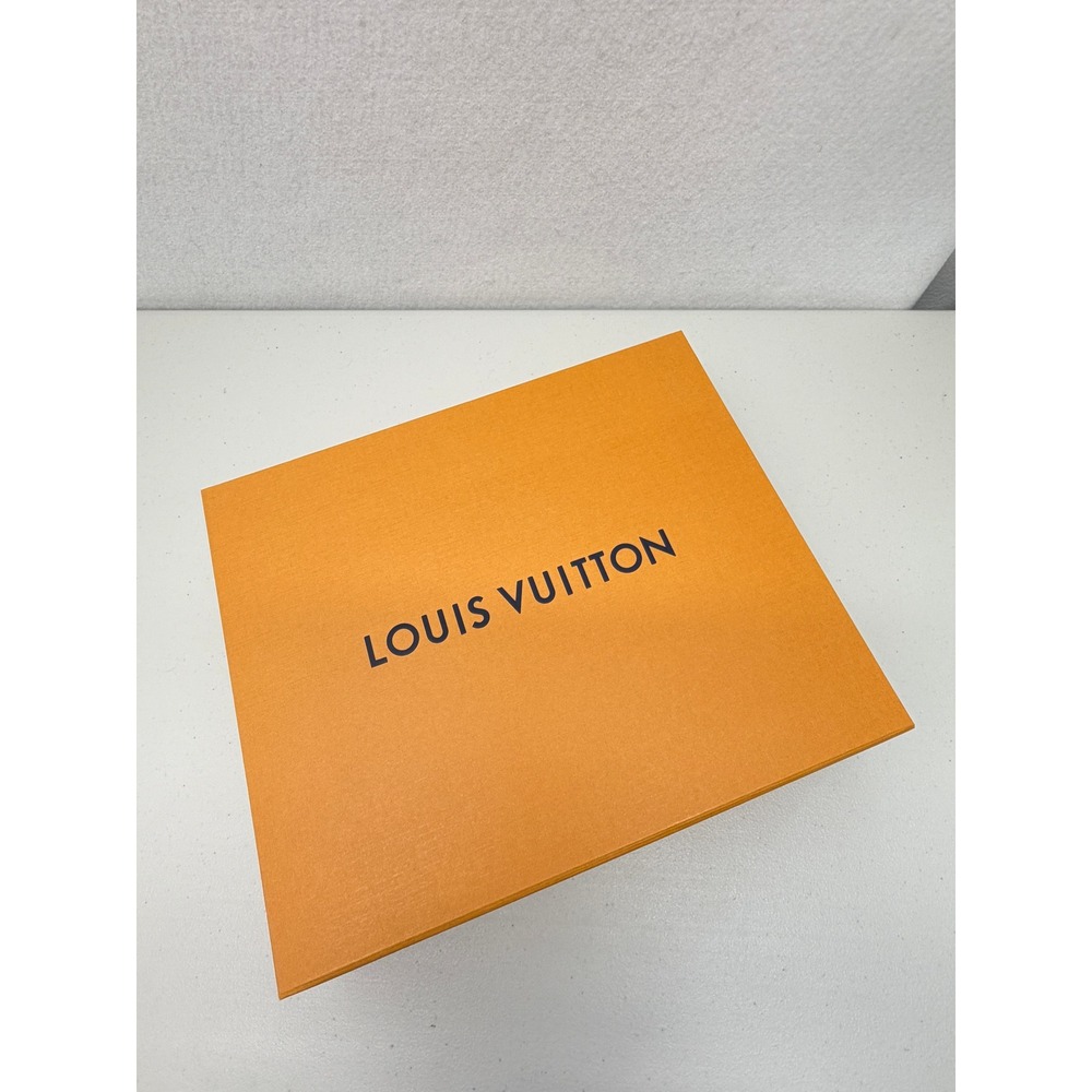 Authentic Louis Vuitton Orange Magnetic Empty Storage Box 14x12x3